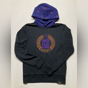 Scotch & Soda Higher‎ Ground Society Embroidered Hoodie Sweatshirt Mens Sz Small